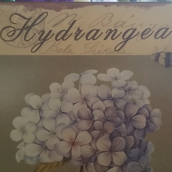 3/$30, Hydrangea Tin Sign - Picture 5 of 6